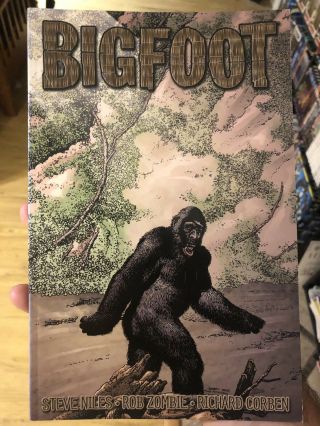 Rob Zombie Bigfoot Graphic Novel Idw Very Rare Oop Gory Horror Tpb Steve Niles