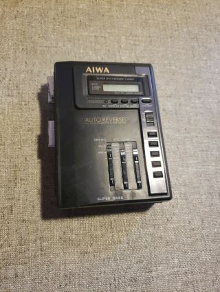 Aiwa Hs - T50 Rare Vintage Radio Cassette Player Walkman