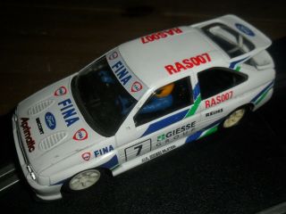 Scalextric Rare Vintage Ford Escort Xr3i Cosworth Rally Car 7 Fina.