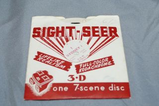 Rare Sight - Seer Stereo Reel - Sydney 1 Nsw Australia - 1954 - Colours Good
