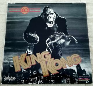 Laserdisc King Kong (1933 With Faye Ray) Rare Laserdisc Pressing