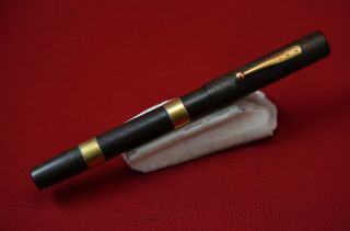 Antique Waterman 52 Lever Filler Fountain Pen In Hard Rubber,  Usa (10105)