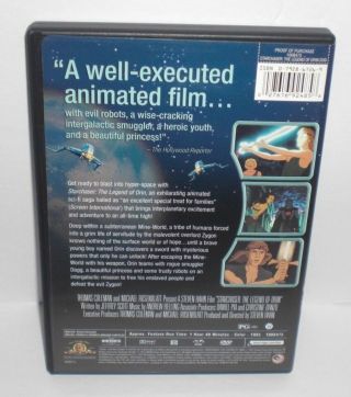 STARCHASER - THE LEGEND OF ORIN DVD (1985) RARE & OOP 2
