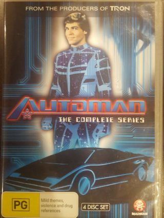 Automan The Complete Series Rare Dvd Tv Show Season 4 Disc Box Set Chuck Wagner