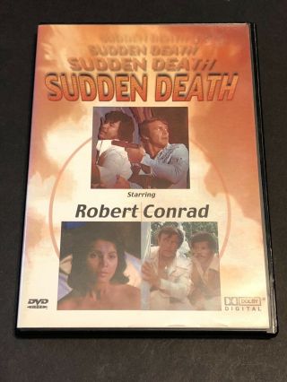 Sudden Death (dvd,  2005) Rare Out Of Print Robert Conrad Complete