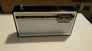 Rare Vintage Playboy 8 Transistor 2 Band Radio Model Pb882 None