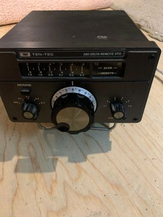 Rare Vintage Ten - Tec Model 283 580 Remote Delta Vfo Ham Radio