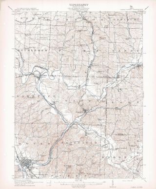 1912 Canal Dover Oh Usgs 15 