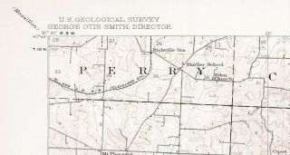 1912 Canal Dover OH USGS 15 ' Top Map Mineral City Bolivar Zoar Magnolia E Sparta 2