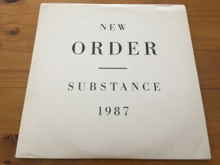 Order " Substance 1987 " Vinyl 2 Lp 1987 Rare Embossed Uk 1st Pressing Vg/ex