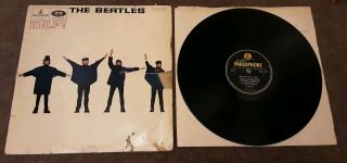 The Beatles - Help - Very Rare Uk Parlophone 12 " Mono Vinyl Lp Yb