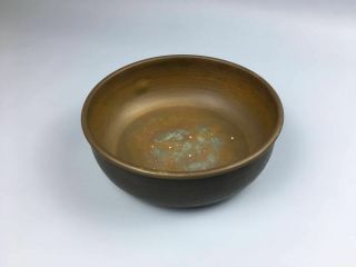 Tibetan Art Antique Copper Bowl Hand Strike,  Begging Bowl 340g - D1005 -