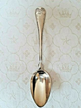 Large Vintage Swedish Nickel Silver Spoon By Gab
