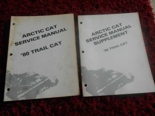 1980 Arctic Cat Trail Cat Snowmobile Service Manuals 3000 340 Af34a2 4000 440 80