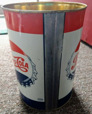 Very RARE 1950s PEPSI - COLA One Gallon SYRUP CAN TIN.  ONE 3
