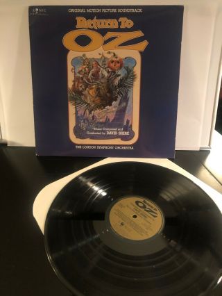 Return To Oz Lp Vinyl Soundtrack Rare -.  David Shire