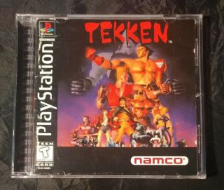 Tekken Playstation 1 Ps1 Ps2 Ps3 Black Label Jewel Case Variant Rare