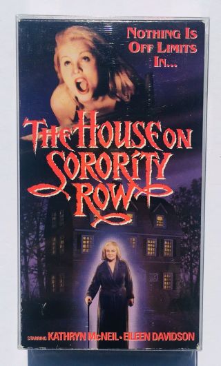 The House On Sorority Row (1983) Vhs Rare Horror 31 Days Of Halloween Special 