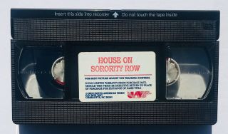 The House On Sorority Row (1983) VHS RARE HORROR 31 Days of Halloween Special  3