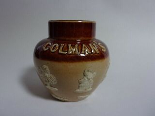 An Antique Doulton Lambeth Stoneware " Colman 
