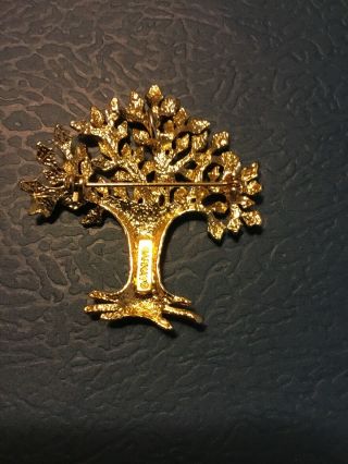 Retired DAR Our Family Tree GARNAY Rare Vintage Brooch Pendant 3