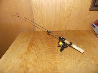 Rare Ice Fishing Buzz Stick Combo Hit Button And Rod Vibrates (battery Operated)