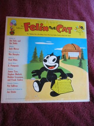 Felix The Cat - Tv Soundtrack - Rare 1958 Cricket / King U.  S.  Mono Lp