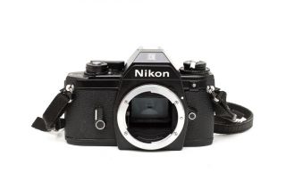 Vintage Rare Nikon Em 35mm Film Camera Body W/ Strap Japan