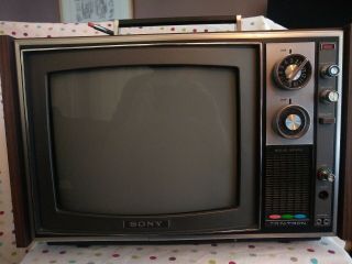 Vintage Sony Trinitron Tv Model Kv - 1214 Rare And Fast