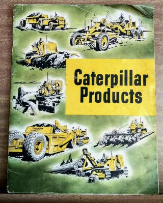 Older Rare Caterpillar Products Line Color Brochure Look At This One