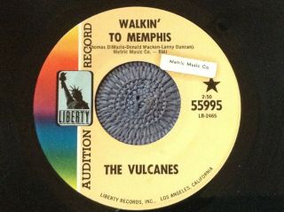 The Vulcanes - Let’s Go Baby Rare Us 1967 Demo Promo / Northern Soul / Mod -