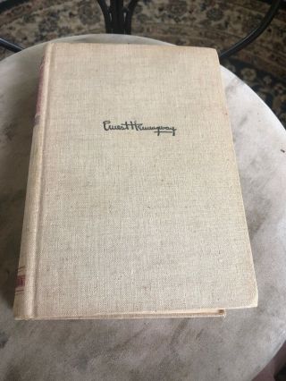 1940 Antique Book,  For Whom The Bell Tolls By Ernest Hemmingway First Edition.