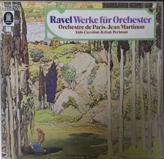 Ravel - Werke Fur Orchester - Perlman - 1975 5 - Lp Box Set - Rare - Oop - Germany