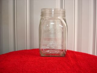 Antique Dazey Butter Churn No.  20 Glass Jar.