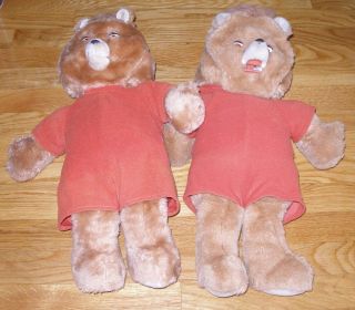 2 Vintage Teddy Ruxpin Talking Bears 1985 & Repair Only