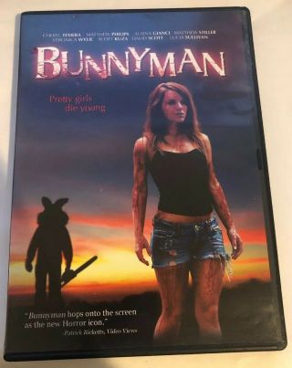 Bunnyman (dvd,  2015) Rare Oop Matthew Phillips,  Lucia Sullivan,  Matthew Stiller