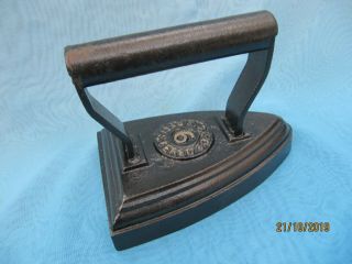 Antique Small Flat Sad Iron By S.  R.  & Co.
