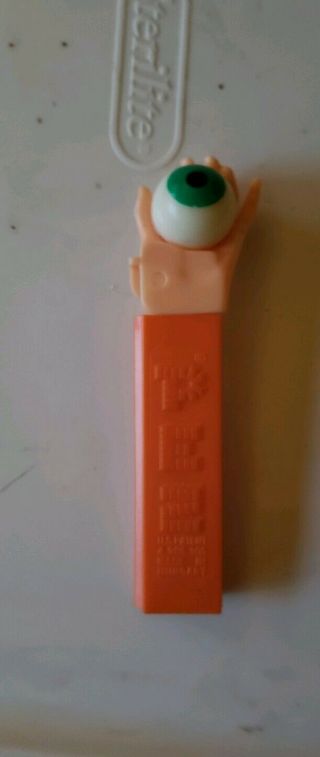 Very Rare Vintage.  Psychedelic Eye Pez With No Feet.