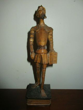 Don Quixote Hand Carved Wood Wooden Sculpture,  Figurine,  Statue