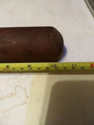 Antique Vintage Wooden Pestle 10.  5 Inches Long 2 Inch Diameter Roughly