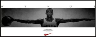079 Wing Michael Jordan - Mj 23 Chicago Bulls Nba Mvp Basketball 61 " X24 " Poster