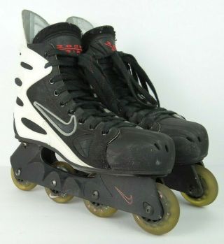 Nike Mens Size 12 Zoom Air Inline Roller Hockey Skates Rare Vtg