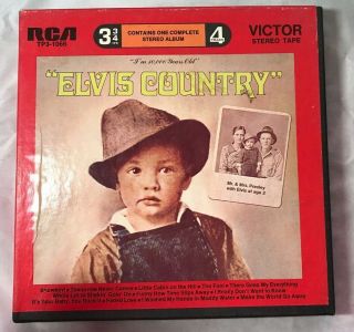 Rare Elvis Presley " Elvis Country " Reel Tape Guaranteed 3 - 3/4ips