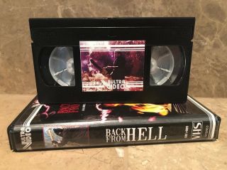 BACK FROM HELL VHS Horror SOV Gore Necro Files Vultra Sleaze Cult Violent Rare 3