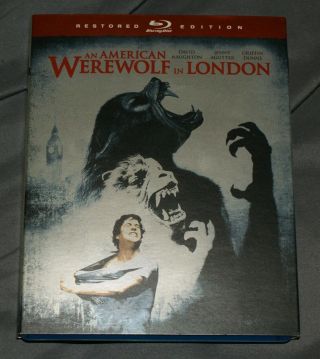 An American Werewolf In London (blu - Ray Disc,  2016) Rare Slipcover Horror