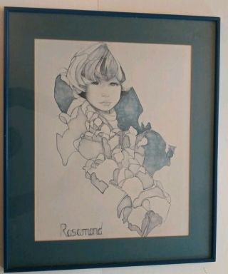Christine Rosamond Stacy Framed And Matted Print