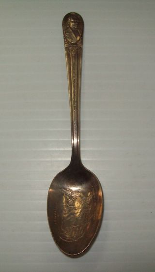 Wm Rogers Mfg Co.  Silverplate James K.  Polk Presidential Spoon 2