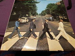 The Beatles Abbey Road Vinyl Lp Rare Misprint First Press Uk Press Apple 1969