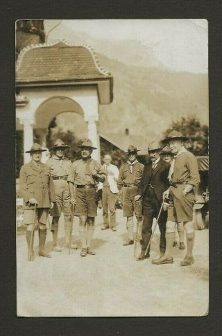 1926 - World Scout Conference - Postcard - Baden Powell - Kandersteg - Very Rare