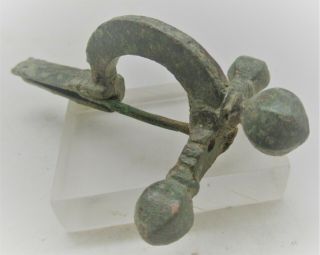 Circa 300 - 400ad Ancient Roman Bronze Military Crossbow Fibula Brooch Legionary